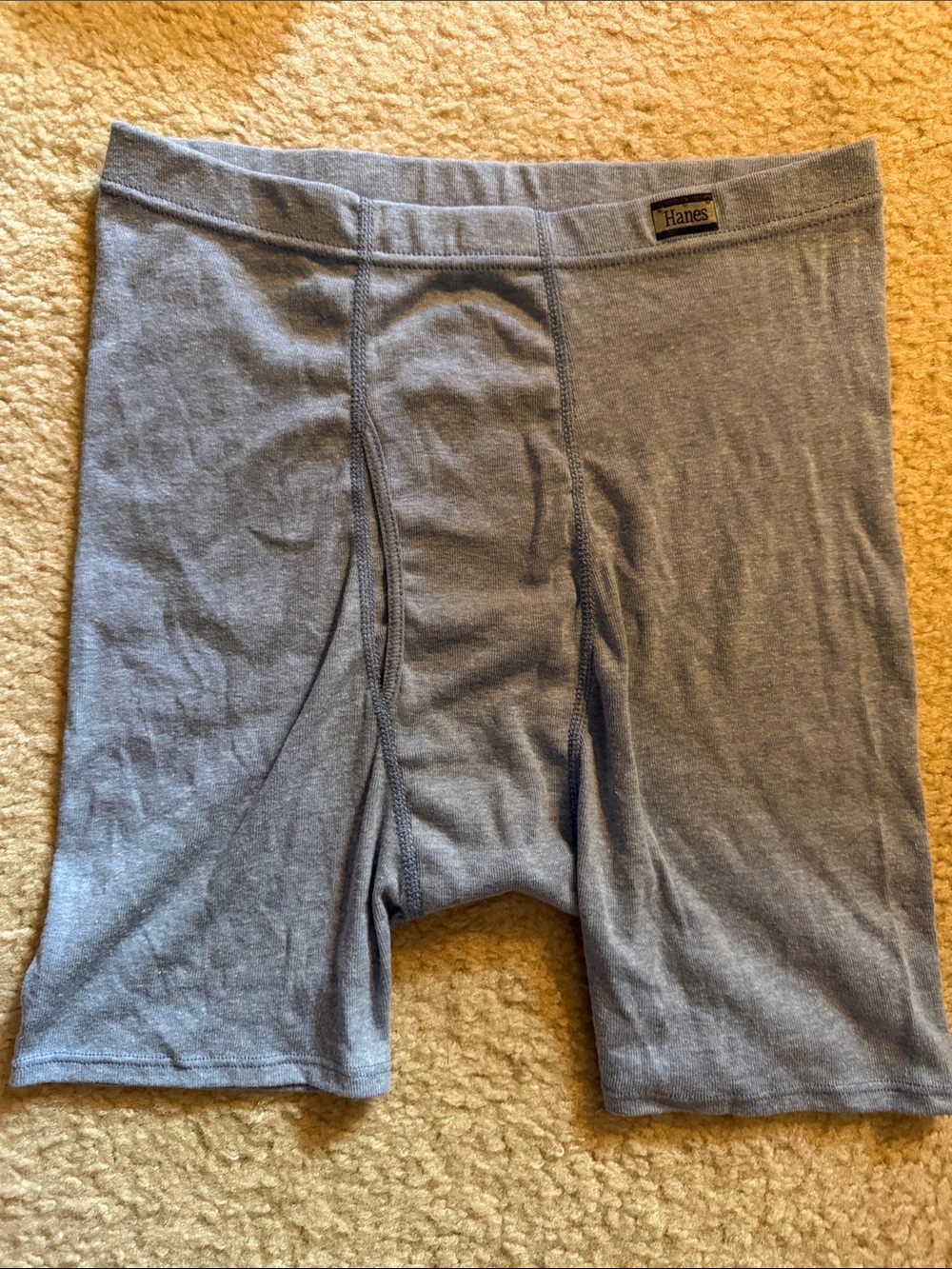 Hanes Men's Light Gray Boxer Briefs - Stretch Fit